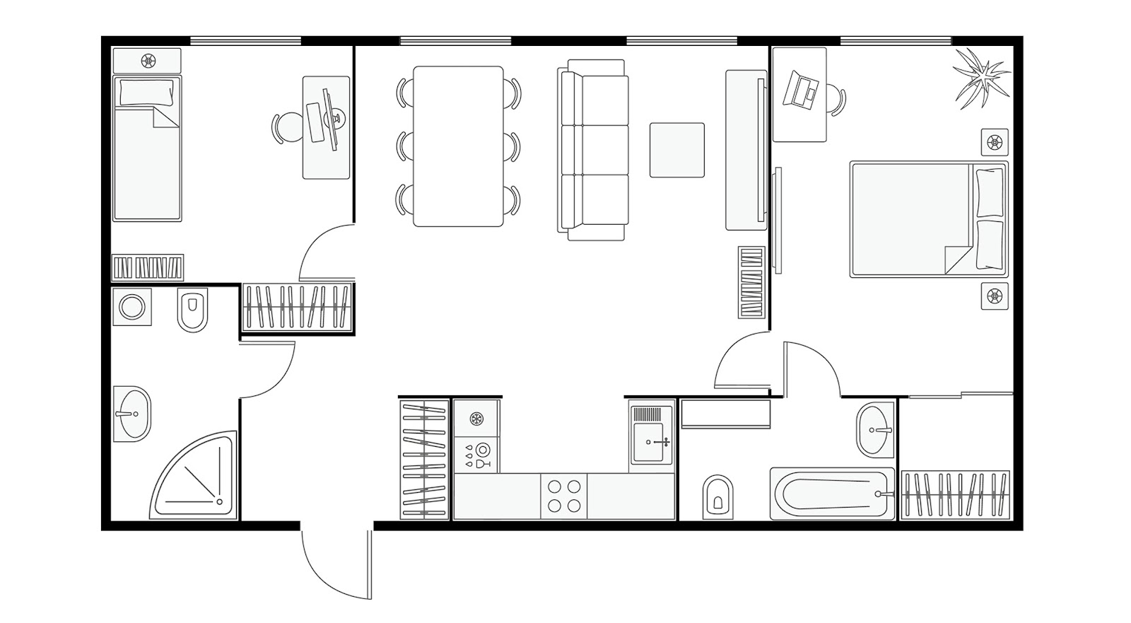 blueprint walls