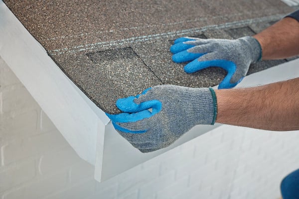 hands on the roof